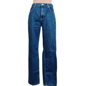 Vintage Womens Tommy Jeans Juniors Straight Leg High Rise Denim Y2K Blue Sz 9